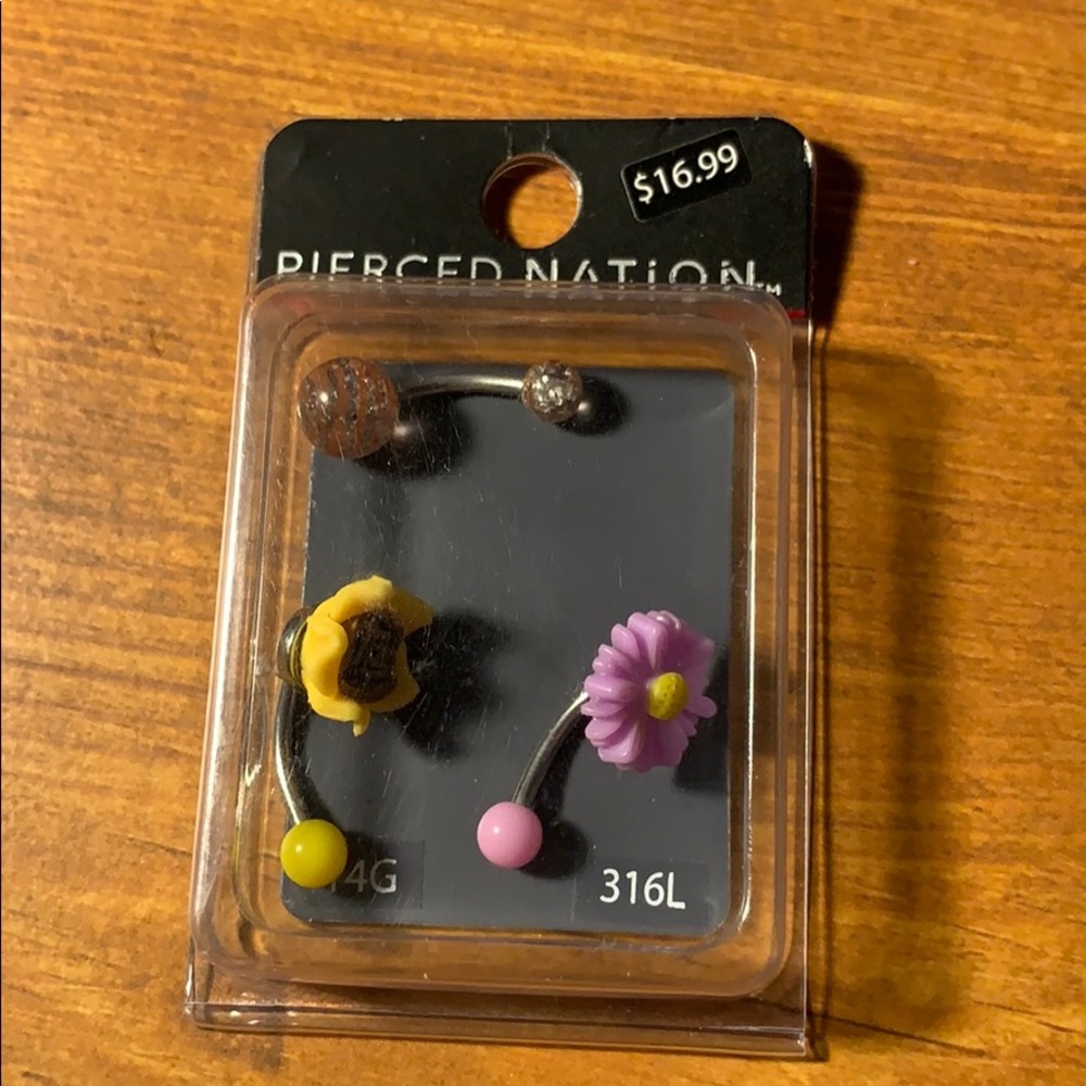 3 pcs bellybutton jewelry